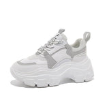 Chunky Sneakers Thick Bottom Platform Vulcanize Shoes Fashion Breathable Casual Running Shoe for Woman Female