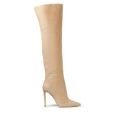 Furtado Spring Autumn Fashion Thigh High Boots Women Aexy Stilettos Long Boots Over The Knee High Boots Party Shoes