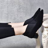 High Heels Women's Shoes 2023 Autumn And Winter New Deep-Mouth Single Shoes Minority Personality Loose