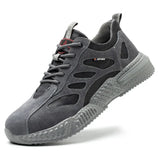 Boots Steel Toe Safety Shoes Work Boots Breathable Working Shoes Men Safety Boots Puncture-Proof Work Shoes Sneakers