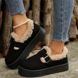 Breakj Snow Boots Women 2025 Winter New Retro Birken Cotton Boots Plus Thick Thick Cotton