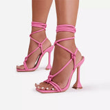 Summer New Women Sandals Sexy High Heel Shoes Woman Gladiator Clip Toe Bandage Buckle Strap Ladies Fashion Stiletto