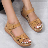 Summer New Large-Size Casual Sandals Roman Style Women's Shoes Women's Slope