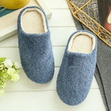 Soft Plush Cotton Couples Slippers Unisex Anti-slip Indoor House Shoes Women's Flip flops Home Slippers Autumn Winter