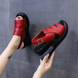 Breakj Heel Sandal Women's 2023 New Summer Fish Mouth Women's Shoes Large Size Platform Beach