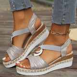Breakj Thick-Solled Sandals 2025 Summer New Waterproof Table Sandals Fashion Slope