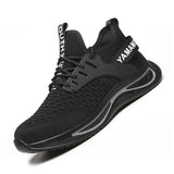 Man Safety Shoes Men Boots Steel Toe Shoes Breathable Work Sneakers Indestructible Safety Boots Male Shoes Work