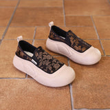 Breakj Small White Shoes Students Korean Version Female Tide 2025 Summer New Platform Increased Breathable Casual Shoes ZY-XFL