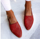 Breakj 2025 Summer New 40-43 Pointed Bun Buckle With Flat Sandals Female 0102