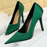 Shoes New Snake Pattern Women Pumps Sexy High Heels Party Shoes Stiletto Heels Wedding Shoes Large Size Female