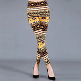 Women's Sports Pants Fitness Gym Legging Print Running Sexy Elastic Workout Leggins Pus Size