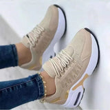 Women 2022 New Flats Mesh Sport Shoes Summer Fashion Platform Breathable Sneakers Casual Running Shoes Walking Ladies