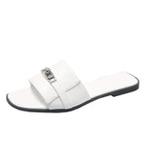 heel Med Shoes Woman 2023 Glitter Slides Slippers Summer Fashion Pantofle Block Jelly Luxury New Rubber Crystal Hoof