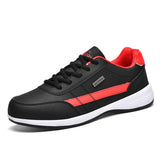 Casual Shoes Sneakers Trend Leather Shoe Italian Breathable Leisure Male Sneakers Non-Slip Footwear Men Vulcanized