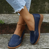 Breakj Bottom Round Head Bean Bean Flat Bottom Solid Color Simple Summer New Large Size Casual Women's Single