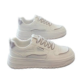 Breakj Version Of Small White Shoes Women's 2025 Summer New Leisure Sports Breathable Old Shoes Women's Thick-Soled High-Span