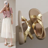 Breakj One Foot Pedal Sports Roman Sandals Women 2024 Summer Platform Retro Casual Fashion Beach Cool Drag