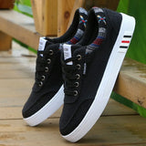Arrival Men Sneakers Breathable Canvas Shoes Casual Soft Flax Lace-up Walking Sports Shoes Man Spring Flat