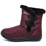 Winter Boots For Women Shoes 2020 Waterproof Women Ankle Boots With Warm Fur Ladies Shoes New Brand Botas Mujer Size