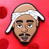 Charms Accessories Custom Cartoon Cute PVC Shoe Croc Buttons Sandals Charms Black Lives Dope Father Portrait Free