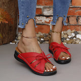 Breakj Size Slope With Slippers Spring And Summer New Bow Fish Mouth Slipper Beach Slipper