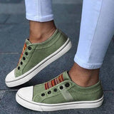 Low-cut Trainers Canvas Flat Shoes Women Casual Vulcanize Shoes New Women Summer Autumn Sneakers Ladies Walking