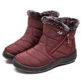 Warm Women Boots 2022 Fashion Waterproof Boots For Winter Shoes Women Casual Lightweight Ankle Botas Mujer Winter
