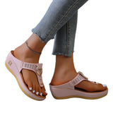 Breakj Women's Shoes 2024 Summer New Beach Clip Slope And Cool Slippers Women's Women's