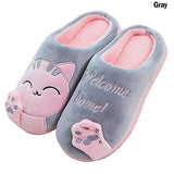 Plush Home Indoor Slippers Winter Warm Cotton Women's Slippers Light Weight Soft Comfortable Men Slides Platform Shoes