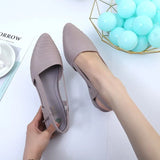 New Fashion Women's Flat Shoes Pointed Toe Light Luxury Sandals Women Designers Elegant Woman Casual Comfortable