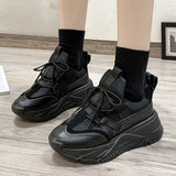 Sneakers Women 2021 Summer Fashion Platform Shoes Thick Sole Sport Ladies Trainers Breathable Chunky Sneakers