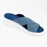 Women Shoes Casual Platform Sandals Women Slides Solid Comfort Flats Plus Size Cross Summer 2021 Beach Ladies