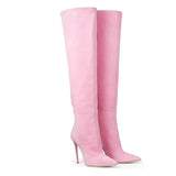 Furtado Spring Autumn Fashion Thigh High Boots Women Aexy Stilettos Long Boots Over The Knee High Boots Party Shoes