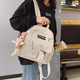 2021 NEW fashion nylon Female backpack Korean small backpack for girl Kawaii school backpacks cute shoulder bags new Women's