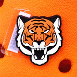 1pcs Animals PVC Shoe Charms Decorations Pins Tiger Leopard Bull Bear Dog Designer Shoes Buckle Accessories Croc