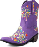 Breakj 2023 New Comfort Low And Embroidery 40-43 Women's Low Boot Boot Boots