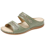 Flat Women Sandals Shoes Retro Beach Ladies Shoes Women's Shoes Woman Flip Flops Fashion Gladiator Flat Sandals For