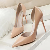 Shoes Patent Leather Heels 2022 Fashion Woman Pumps Stiletto Women Shoes Sexy Party Shoes Women High Heels 12