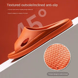 Indoor Home Slippers Women Summer Shower Non-Slip Shoes 2021 Couple Soft Light Platform Bottom Sandals Flat Shoes Flip