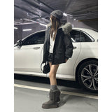 Breakj Snow Boots Women 2025 New Winter Tie With Two Long Boots Plus Velvet Thick Cotton