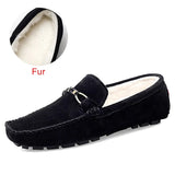 Men Casual Shoes Fashion Male Shoes Cow Suede Leather Men Loafers leisure Moccasins Slip On Men's Driving Shoes Size