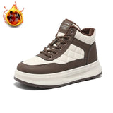 Breakj Plus Velvet High Top Small White Shoes Female 2024 Winter Korean Version Versatile Student Shoes Warm Casual Shoes Female