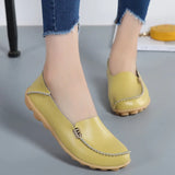 Hot Sale Women Round Head Shoes Solid Color Sewing Women Summer Comfy Flat Sneakers Leisure Walking Femininas Footwear Plus