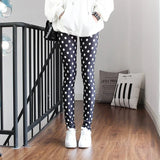 Push Up Leggins Mujer Stripe Printed Leggings Women Dot Mid Waist Polyester Fitness