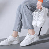 Breakj Version Of Fashion Small White Shoes Women 2025 Summer New College Style Shoes Loose Cake Thick-Soled Casual