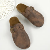 Breakj Slippers Female Lovers Cork Drag Wish Large Size Roman Shoes Casual Half Drag Lazy Shoes