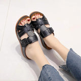 Breakj Women's Slippers In The Summer Of 2025 New Slope And Flat Bottom With The Toe 35 -44 Yards Women's