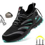 Work Shoes Steel Toe Boots Safety Male Sneakers Lightweight Protective Shoes For Men Casual Work Boots Freeshipping