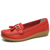 New Arrival Shoes Woman Genuine Leather Women Flats Slip On Women's Female Moccasins
