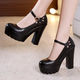 Model Cheongsam T Taiwan Waterproof Platform High Heels Thick Heels Large-Size Professional Work Shoes Show Single Shoe
